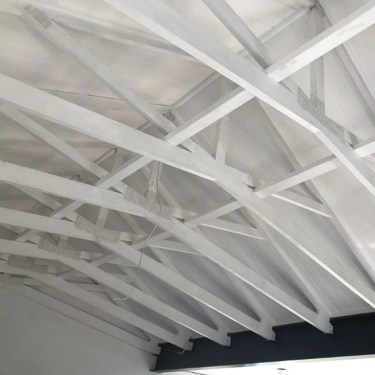 ISO Pine Exposed Truss on Patio | Thermaboards